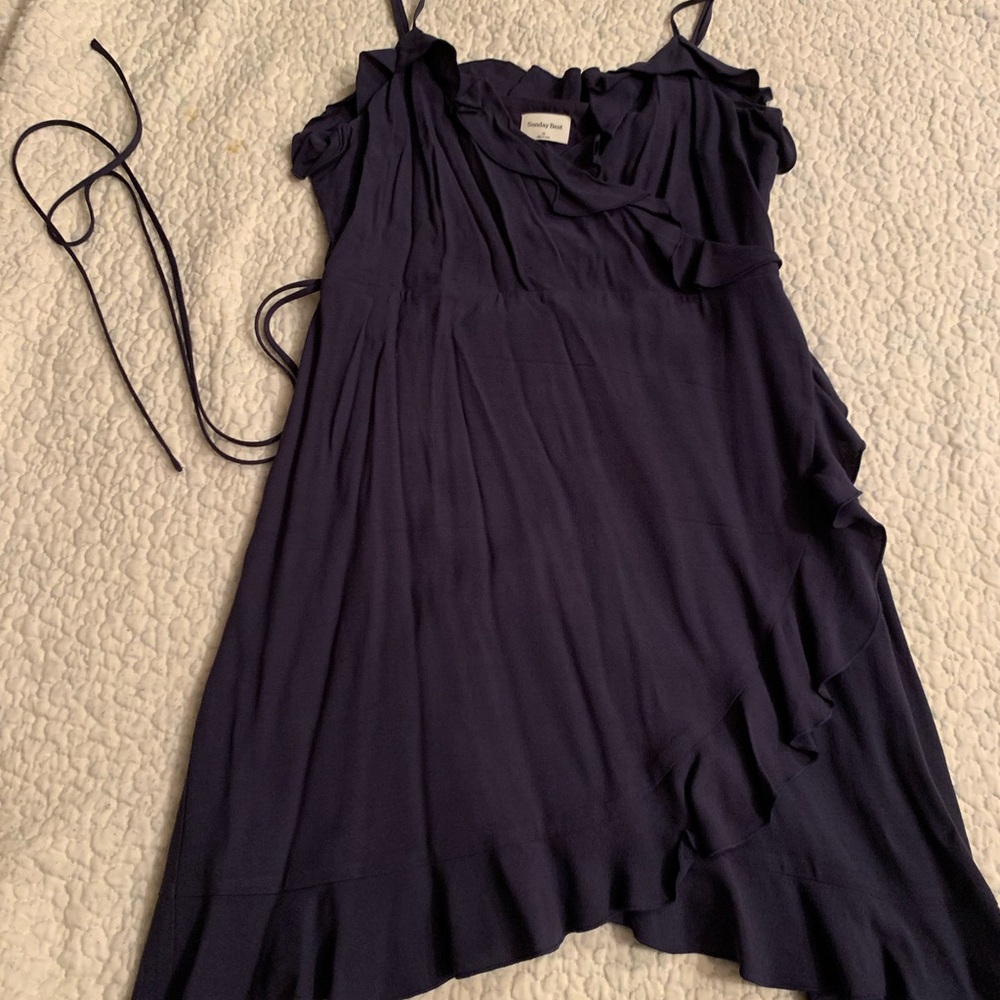 Sunday Best Deep Blue Dress